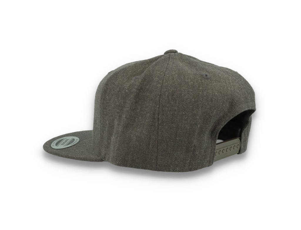 Dark Heather Grey/Dark Grey Snapback Cap - Yupoong 6089M - LOKK