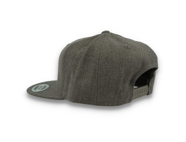Dark Heather Grey/Dark Grey Snapback Cap - Yupoong 6089M - LOKK