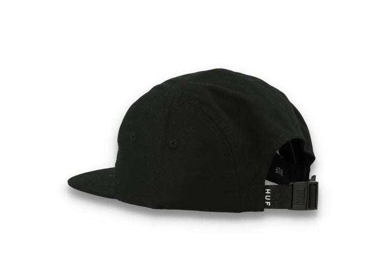 Cap 5-Panel Sort HUF Essential Box Logo Volley Black - LOKK