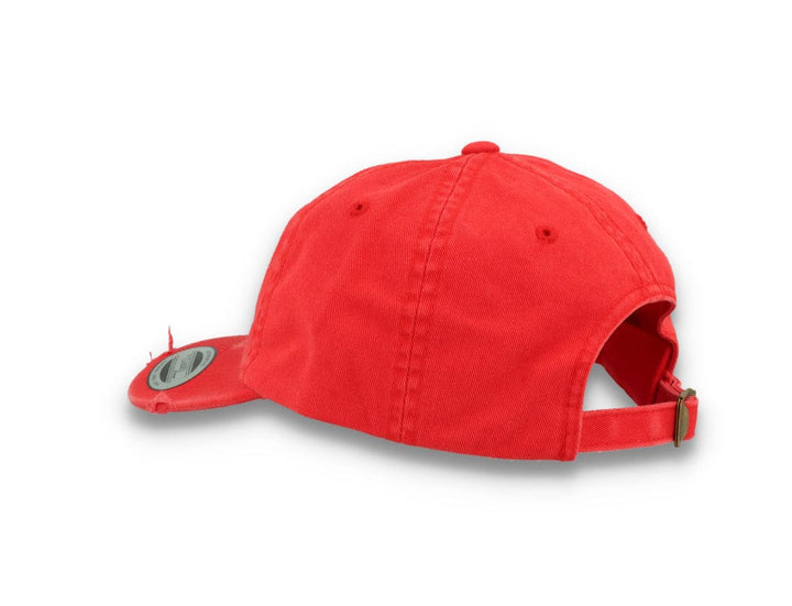 Low Profile Destroyed Cap Red 6245DC - LOKK