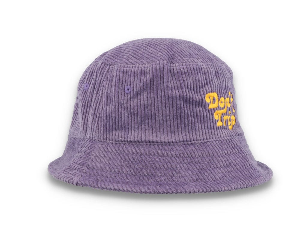 Bucket Hat Purple Free & Easy Don't Trip Fat Corduroy