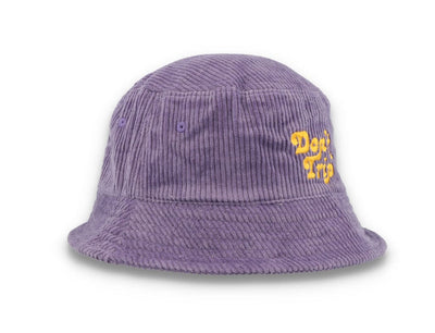 Bucket Hat Purple Free & Easy Don't Trip Fat Corduroy