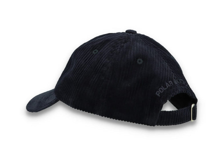 Polar Cord Stroke Logo Cap Navy - LOKK