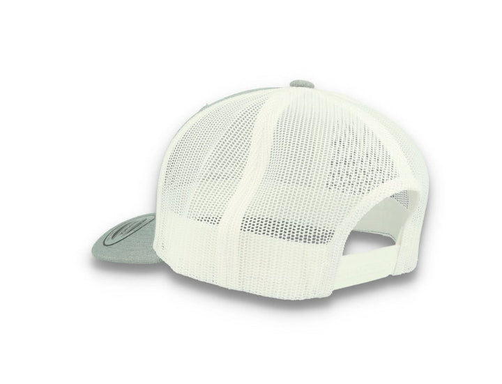 Flexfit 6606T Retro Trucker Heather Grey/White - LOKK