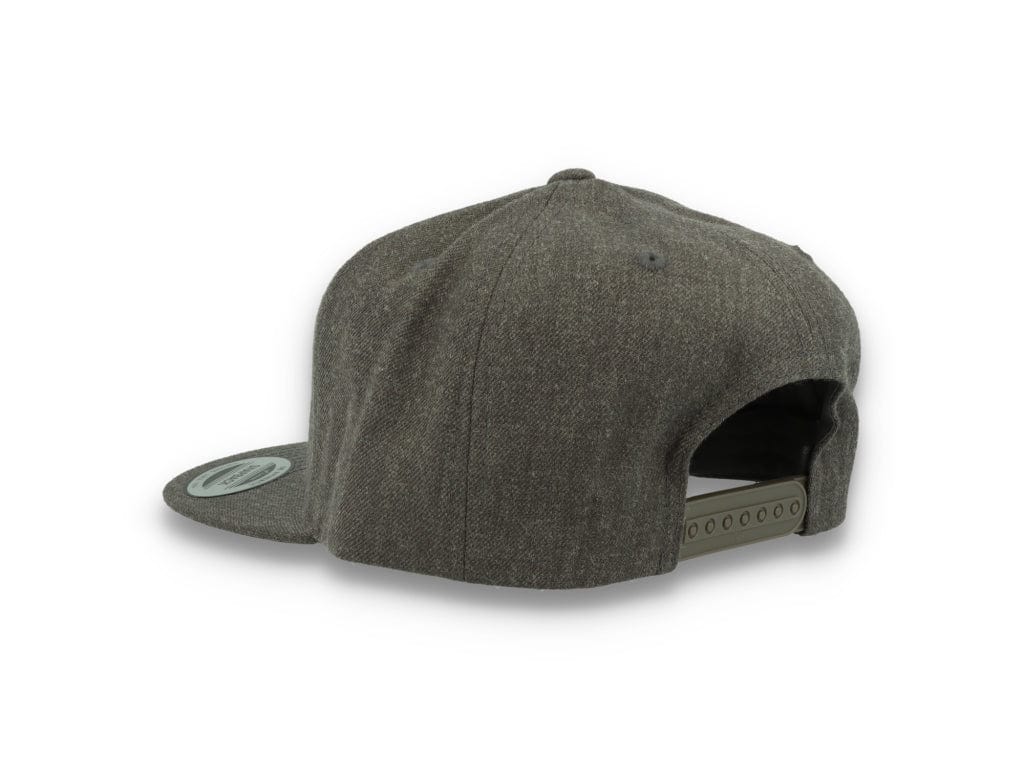 Dark Heather Grey/Dark Grey Snapback Cap - Yupoong 6089M - LOKK