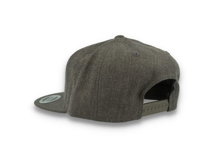 Dark Heather Grey/Dark Grey Snapback Cap - Yupoong 6089M - LOKK