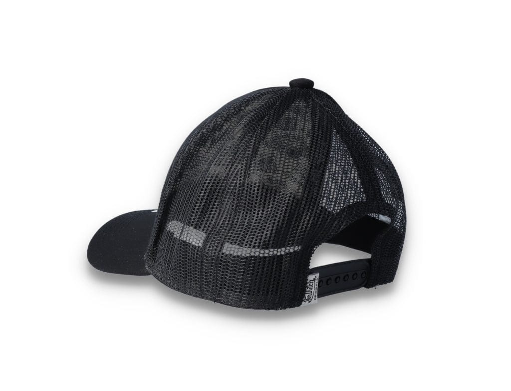 Von Dutch Trucker Cap Black/Black/White - LOKK