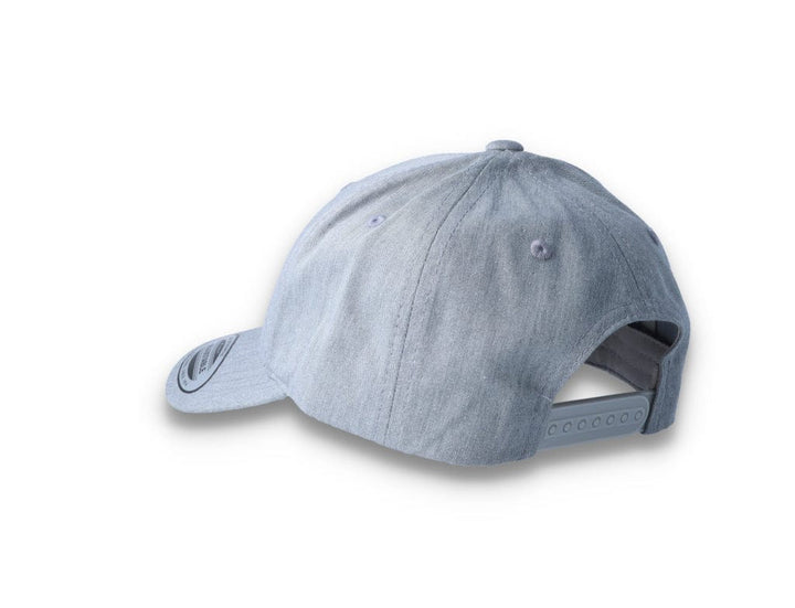 Curved Baseball Cap Snapback Heather Grey - Yupoong 7706 - LOKK