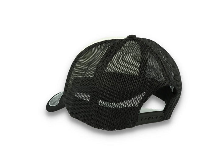 Trucker Cap Black/White Atlantis Rapper Foam - LOKK