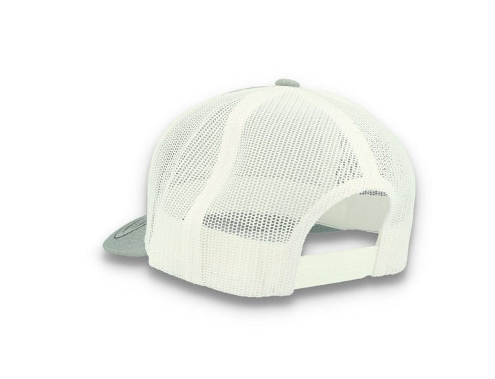 Flexfit 6606T Retro Trucker Heather Grey/White - LOKK