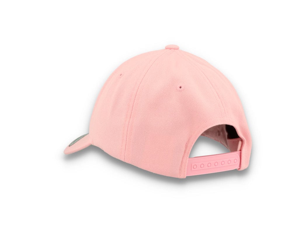 5-Panel Snapback Cap Prism Pink Premium Curved Visor - Yupoong 6789