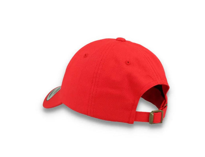 Red Dad Cap Low Profile Cotton Twill - Yupoong 6245CM - LOKK