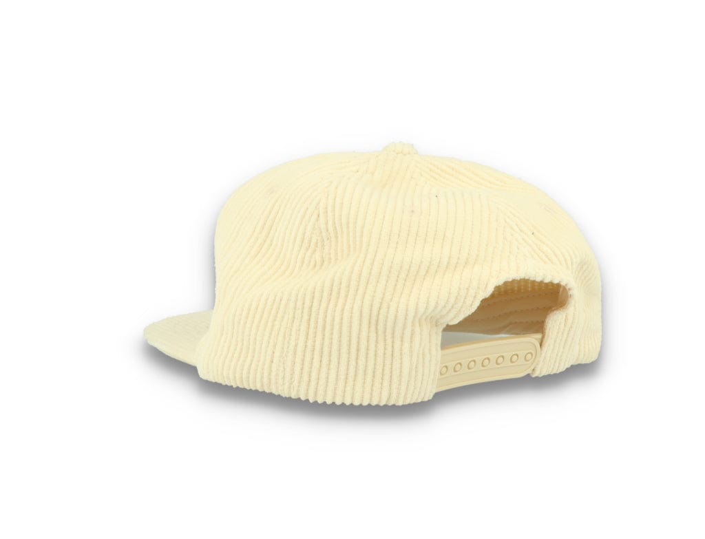 Free & Easy Don't Trip Fat Corduroy Snapback Cap Bone - LOKK