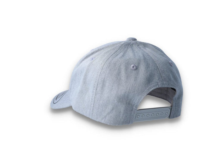 Curved Baseball Cap Snapback Heather Grey - Yupoong 7706 - LOKK