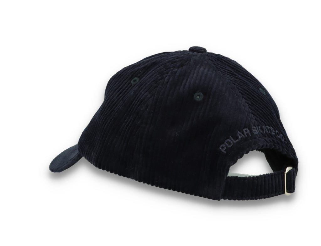 Polar Cord Stroke Logo Cap Navy - LOKK