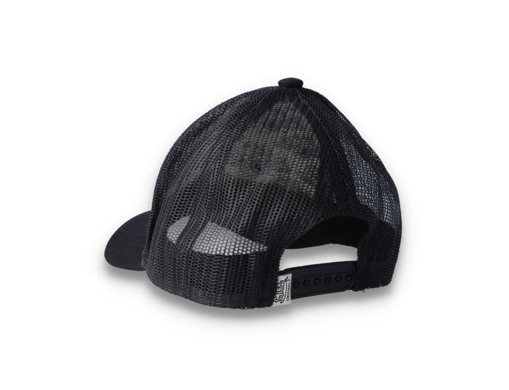 Von Dutch Trucker Cap Black/Black/White - LOKK