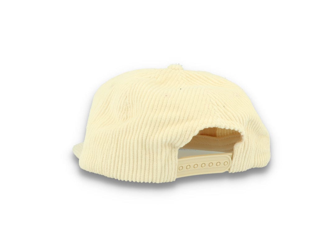 Free & Easy Don't Trip Fat Corduroy Snapback Cap Bone - LOKK