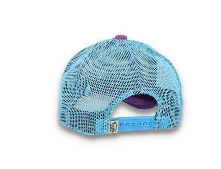 Von Dutch Trucker Cap Velvet Lilac/Blue - LOKK