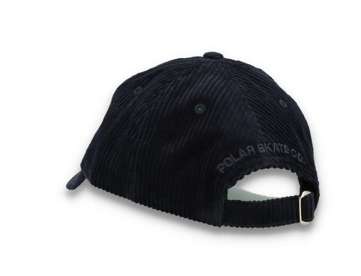 Polar Cord Stroke Logo Cap Navy - LOKK