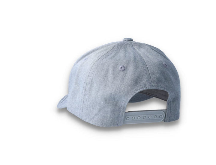 Curved Baseball Cap Snapback Heather Grey - Yupoong 7706 - LOKK