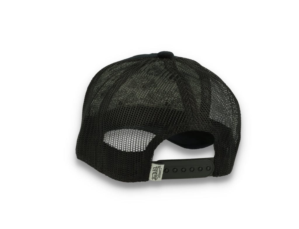 Von Dutch Trucker Cap Miami Velvet Black/Black - LOKK