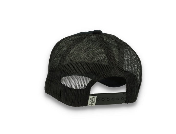 Von Dutch Trucker Cap Miami Velvet Black/Black - LOKK