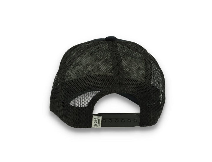 Von Dutch Trucker Cap Miami Velvet Black/Black - LOKK