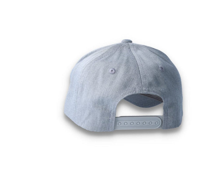 Curved Baseball Cap Snapback Heather Grey - Yupoong 7706 - LOKK