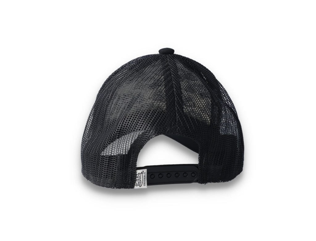 Von Dutch Trucker Cap Black/Black/White - LOKK