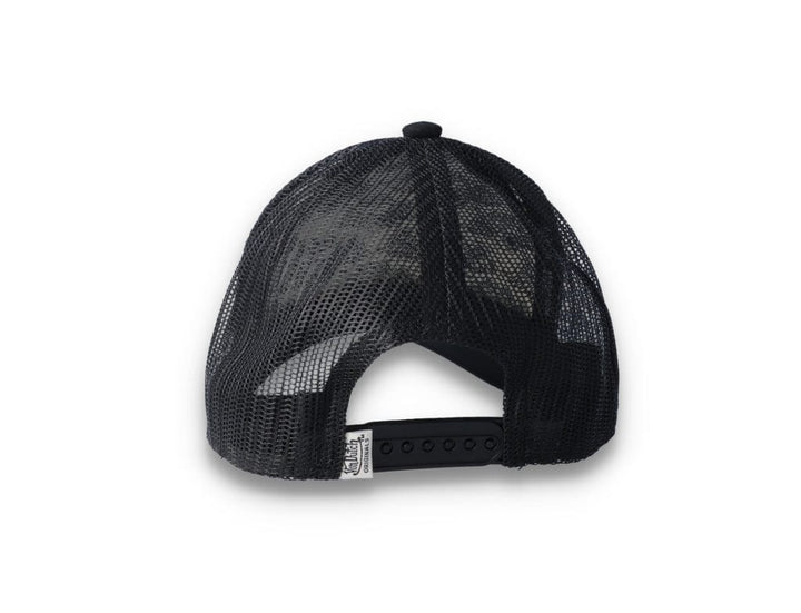 Von Dutch Trucker Cap Black/Black/White - LOKK