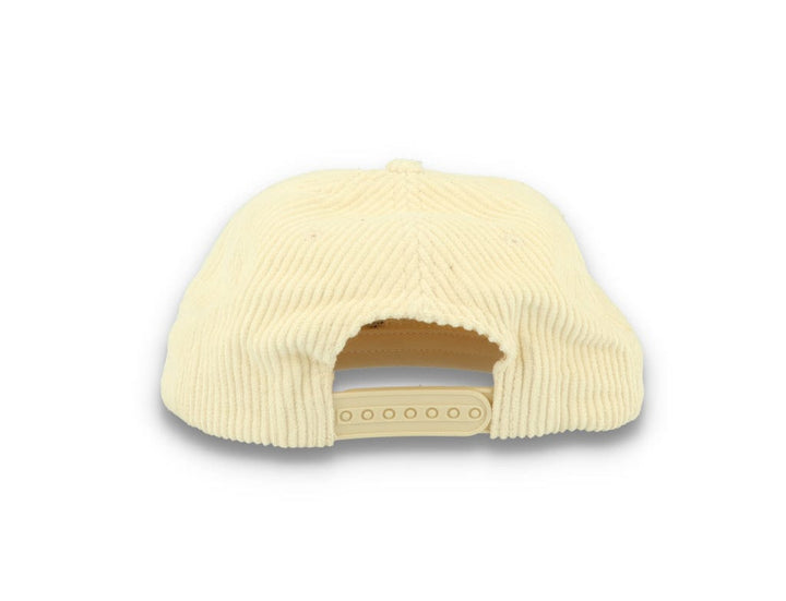 Free & Easy Don't Trip Fat Corduroy Snapback Cap Bone - LOKK