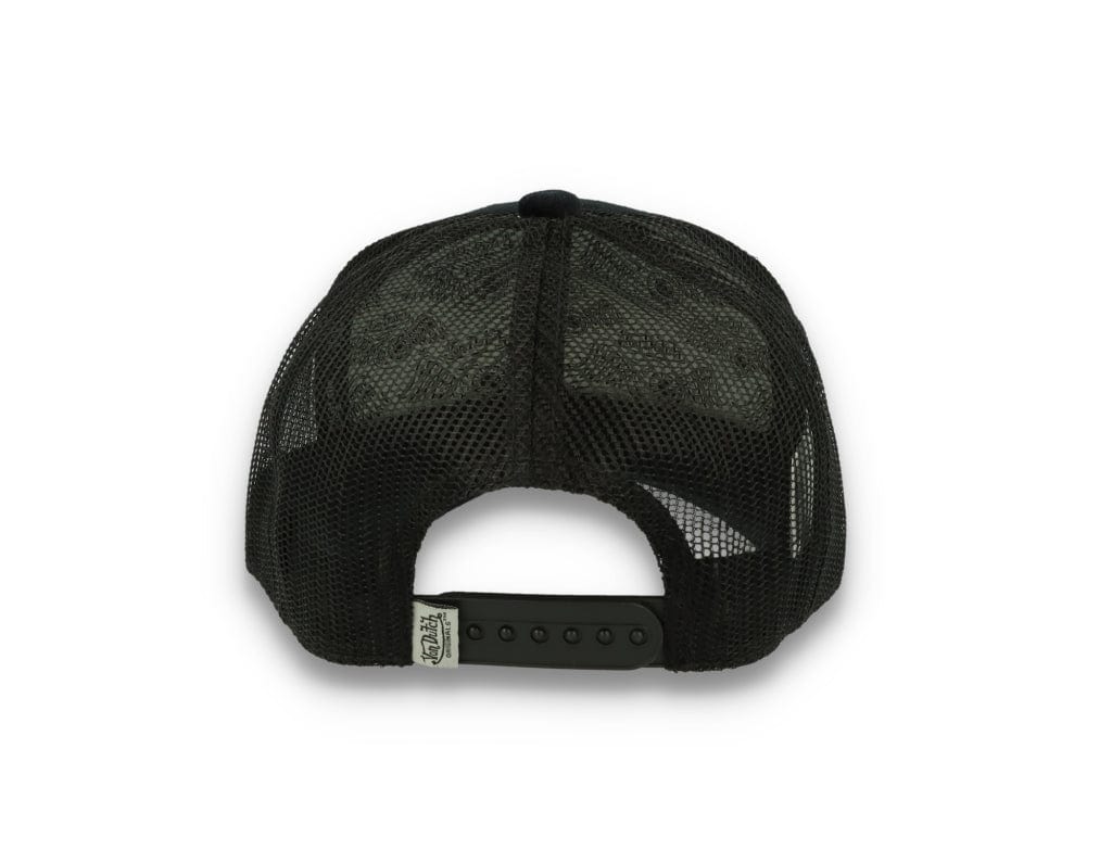 Von Dutch Trucker Cap Miami Velvet Black/Black - LOKK