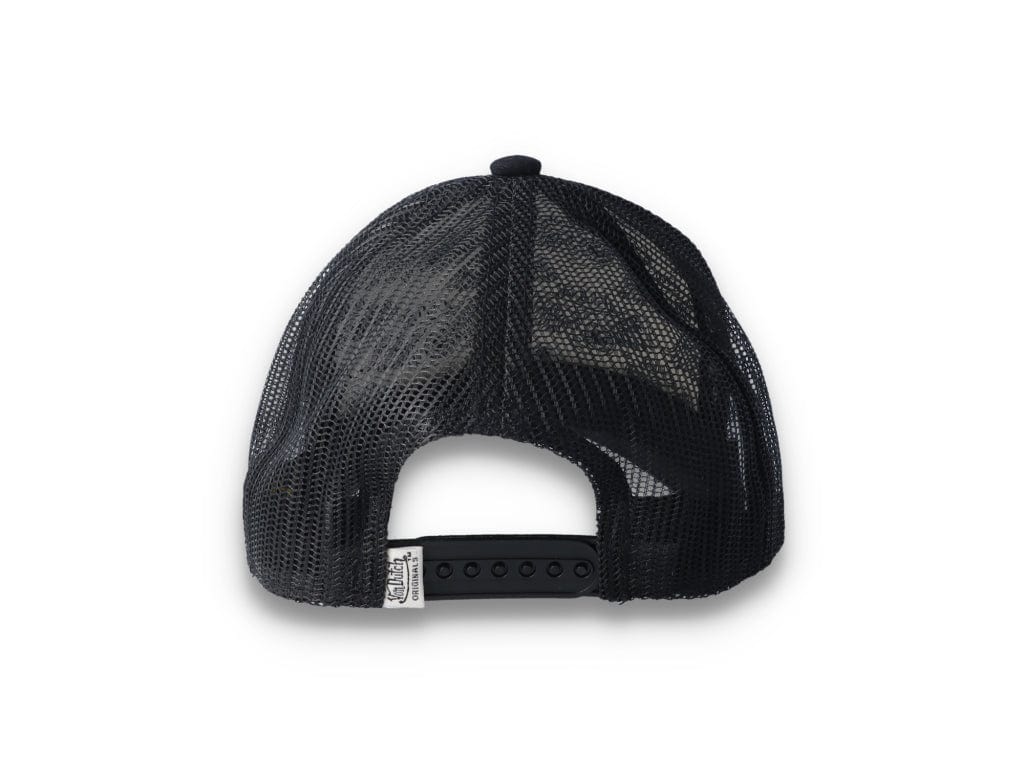 Von Dutch Trucker Cap Black/Black/White - LOKK