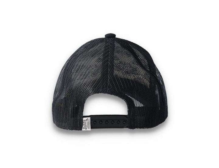 Von Dutch Trucker Cap Black/Black/White - LOKK