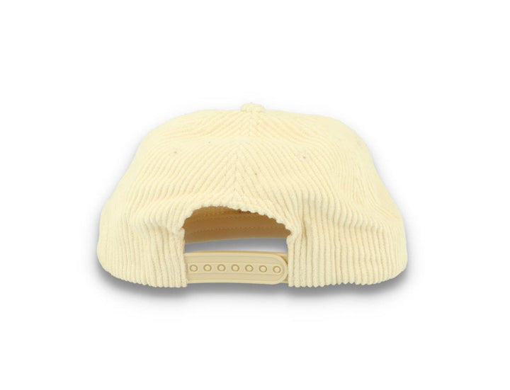 Free & Easy Don't Trip Fat Corduroy Snapback Cap Bone - LOKK