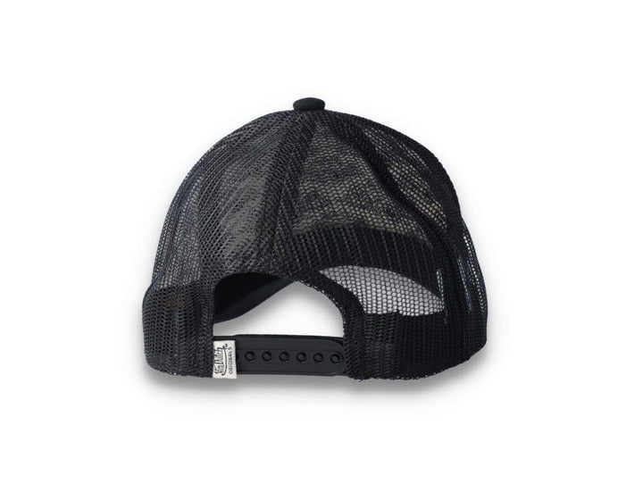 Von Dutch Trucker Cap Black/Black/White - LOKK