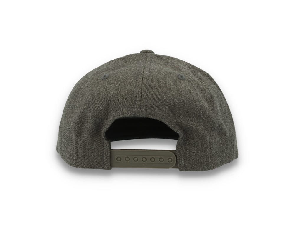 Dark Heather Grey/Dark Grey Snapback Cap - Yupoong 6089M - LOKK