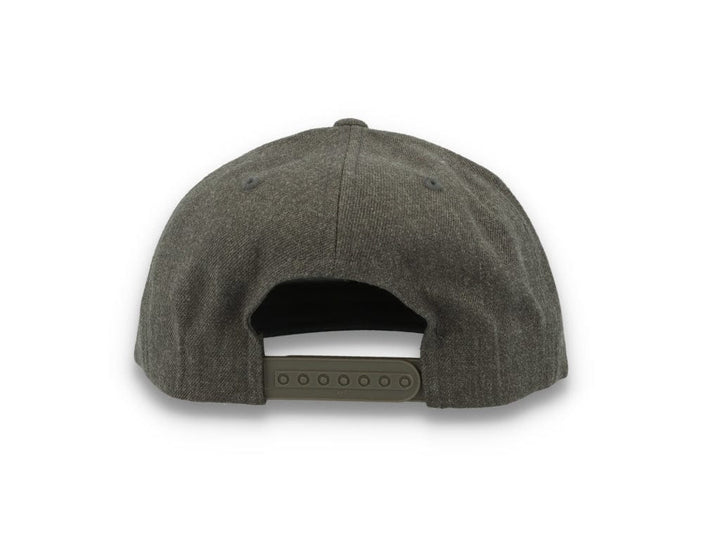 Dark Heather Grey/Dark Grey Snapback Cap - Yupoong 6089M - LOKK