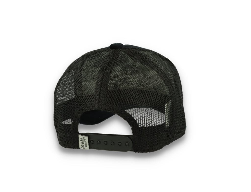 Von Dutch Trucker Cap Miami Velvet Black/Black - LOKK