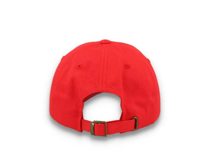Red Dad Cap Low Profile Cotton Twill - Yupoong 6245CM - LOKK