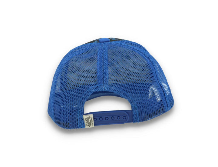 Von Dutch Trucker Cap Tampa Foam All Over Print Black/Blue - LOKK