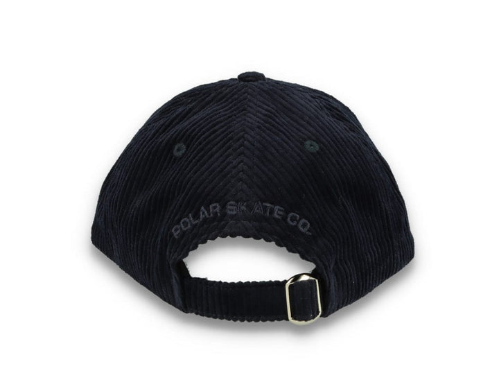 Polar Cord Stroke Logo Cap Navy - LOKK