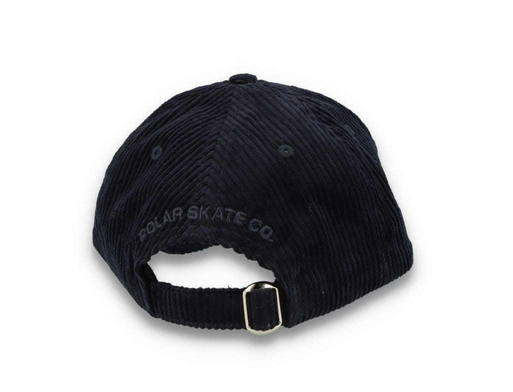 Polar Cord Stroke Logo Cap Navy - LOKK