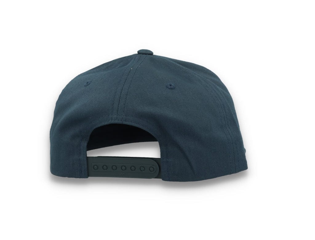 Yupoong 6502 Unstructured 5-Panel Snapback Cap Navy - LOKK
