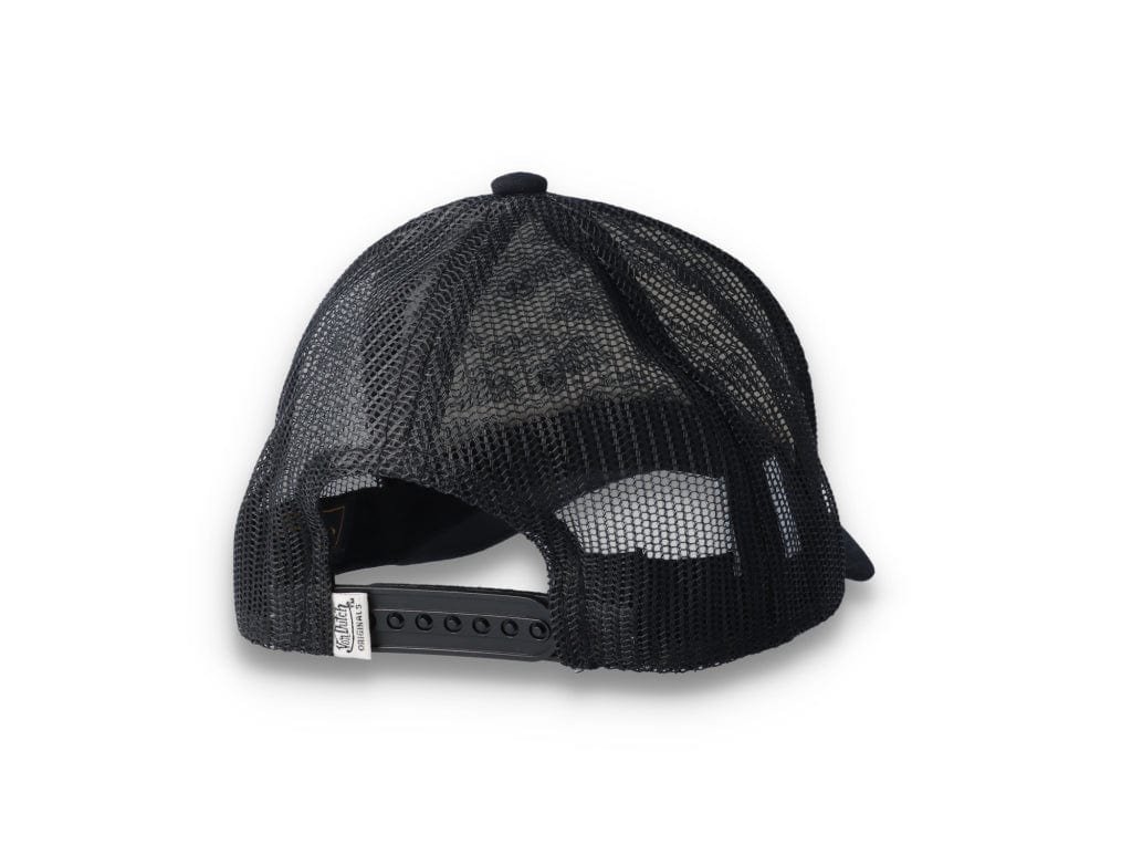 Von Dutch Trucker Cap Black/Black/White - LOKK