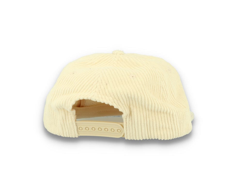 Free & Easy Don't Trip Fat Corduroy Snapback Cap Bone - LOKK