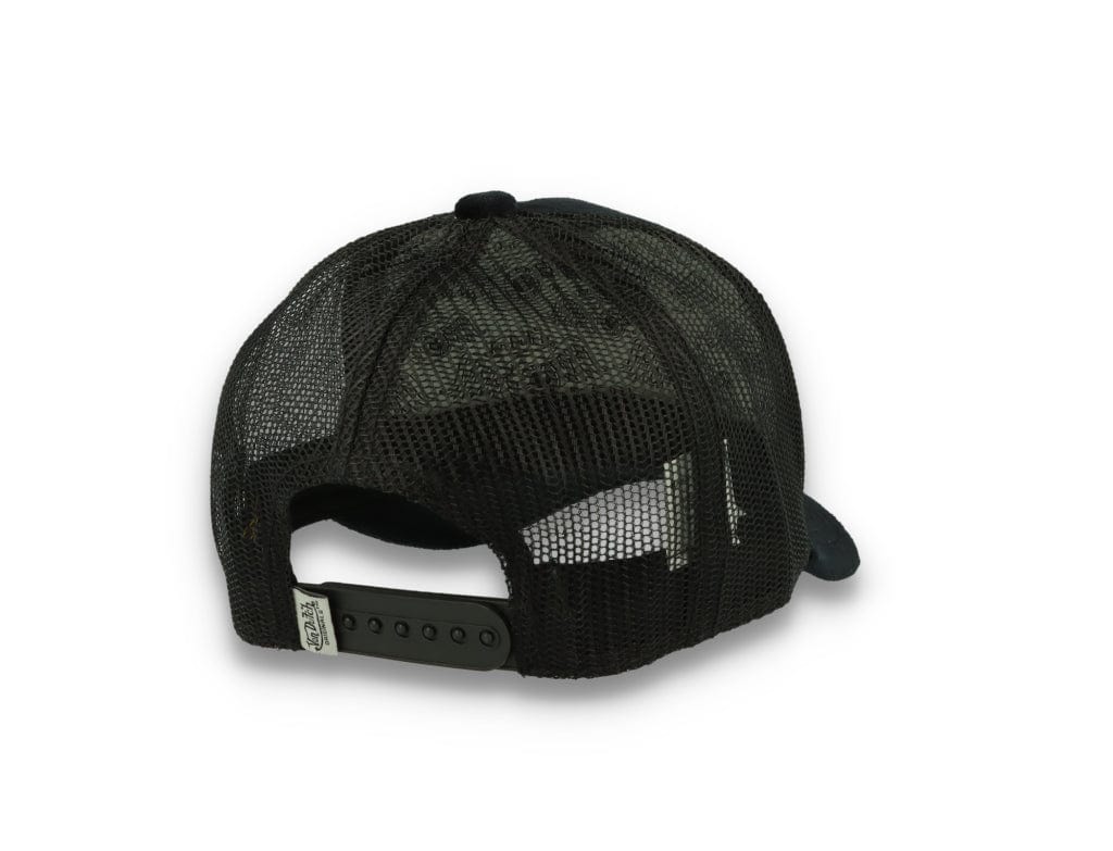 Von Dutch Trucker Cap Miami Velvet Black/Black - LOKK