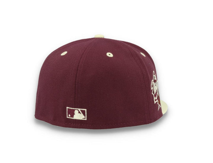 59FIFTY MLB World Series Trail Mix New York Yankees Plum/White - LOKK