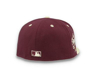 59FIFTY MLB World Series Trail Mix New York Yankees Plum/White