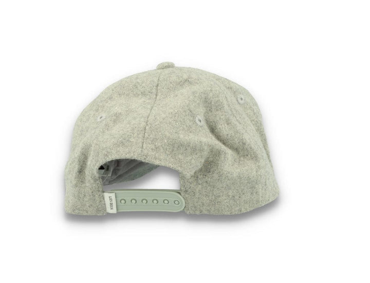 Wool II Baseball Cap Light Grey Melange/Black - LOKK